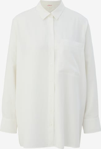 s.Oliver Blouse in Beige: voorkant