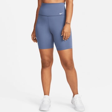 NIKE Workout Pants 'ONE' in Blue: front