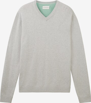 TOM TAILOR Sweater in Grey: front