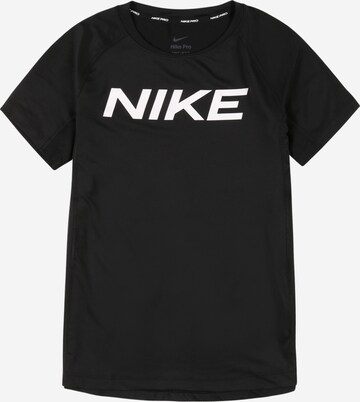 T-Shirt fonctionnel NIKE en noir : devant