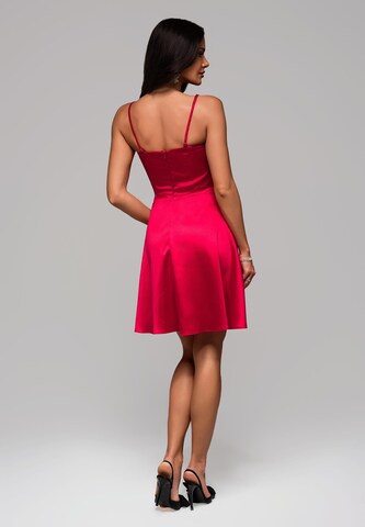 Ombre Avondjurk in Rood