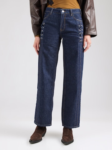 Wide leg Jeans 'ONLCOBAIN' di ONLY in blu: frontale