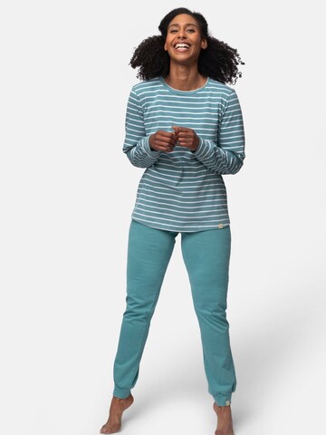 greenjama Schlafshirt in Grün