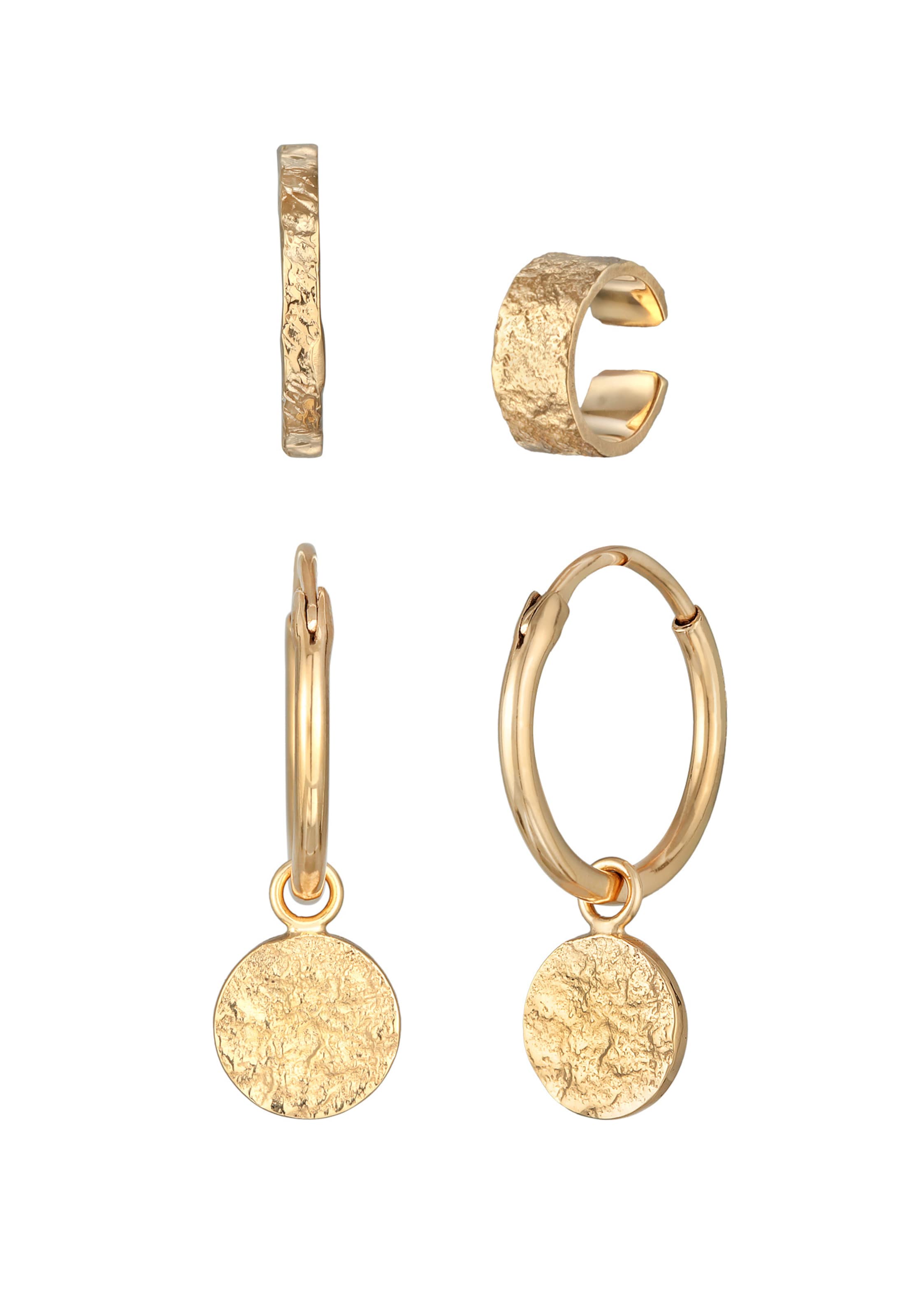 ELLI Jewelry set in Gold: front