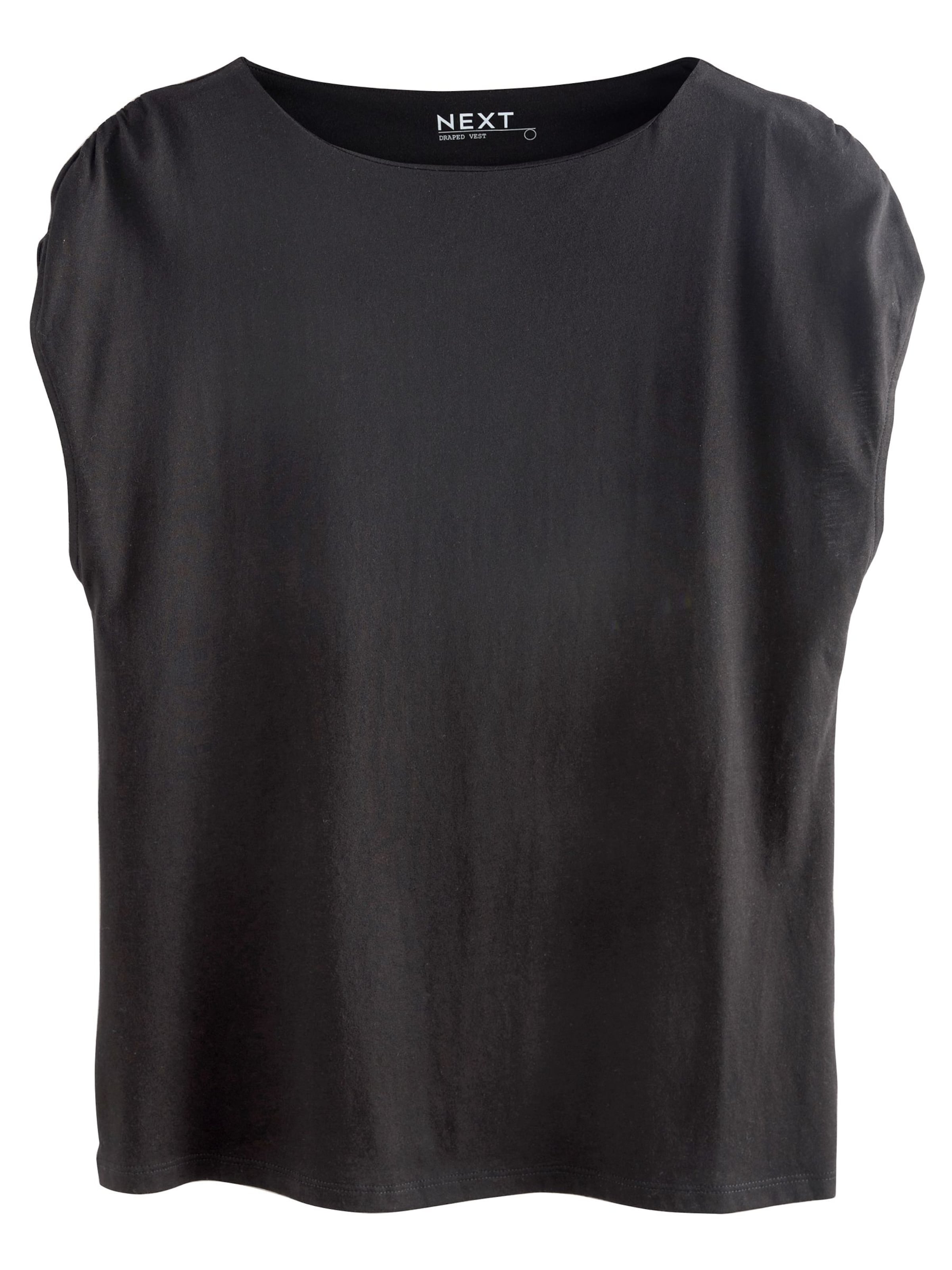 Next Shirt in Black: front