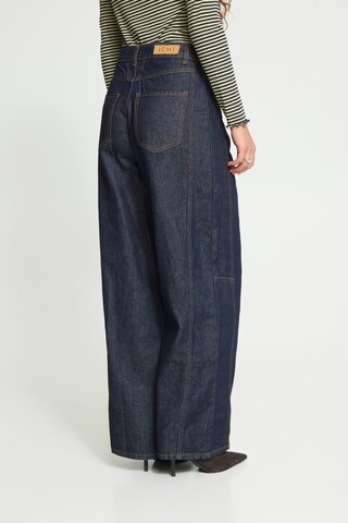 Wide Leg Jean 'BLICH' ICHI en bleu