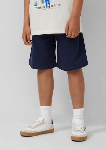 Wide Leg Pantalon s.Oliver en bleu : devant