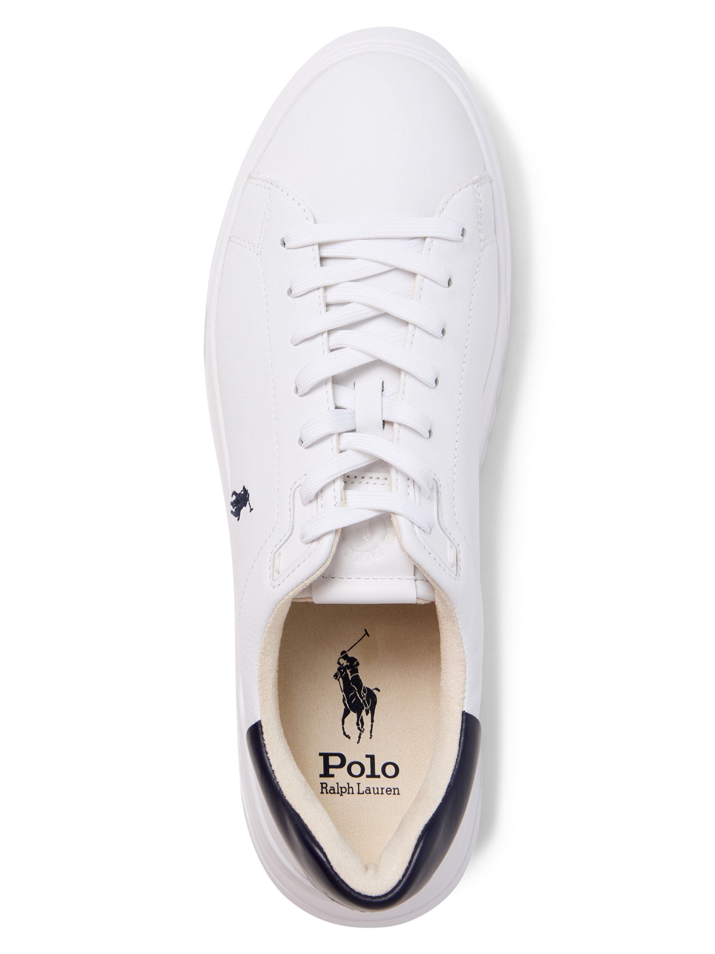 Sneaker low 'Rlite Court' de la Polo Ralph Lauren pe alb