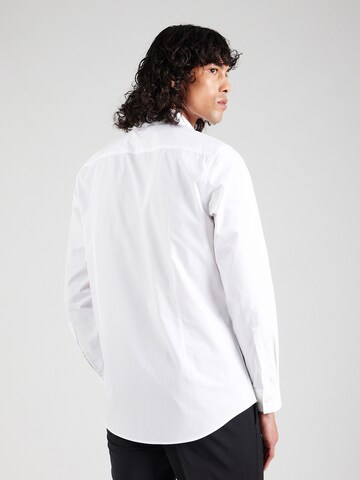 HUGO - Ajuste estrecho Camisa de negocios 'Jenno' en blanco