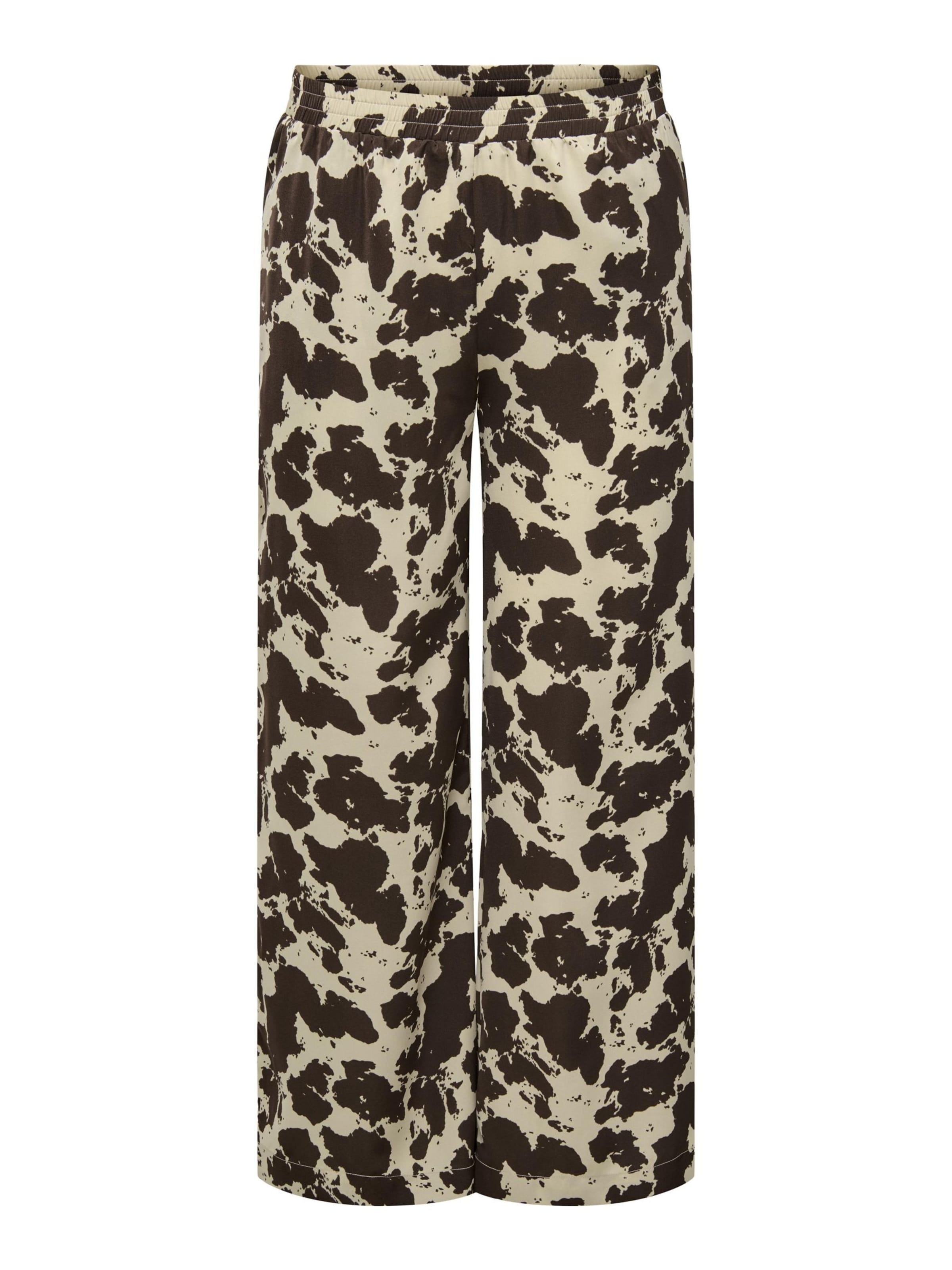 ONLY Carmakoma Wide leg Trousers 'CARColacow' in White: front