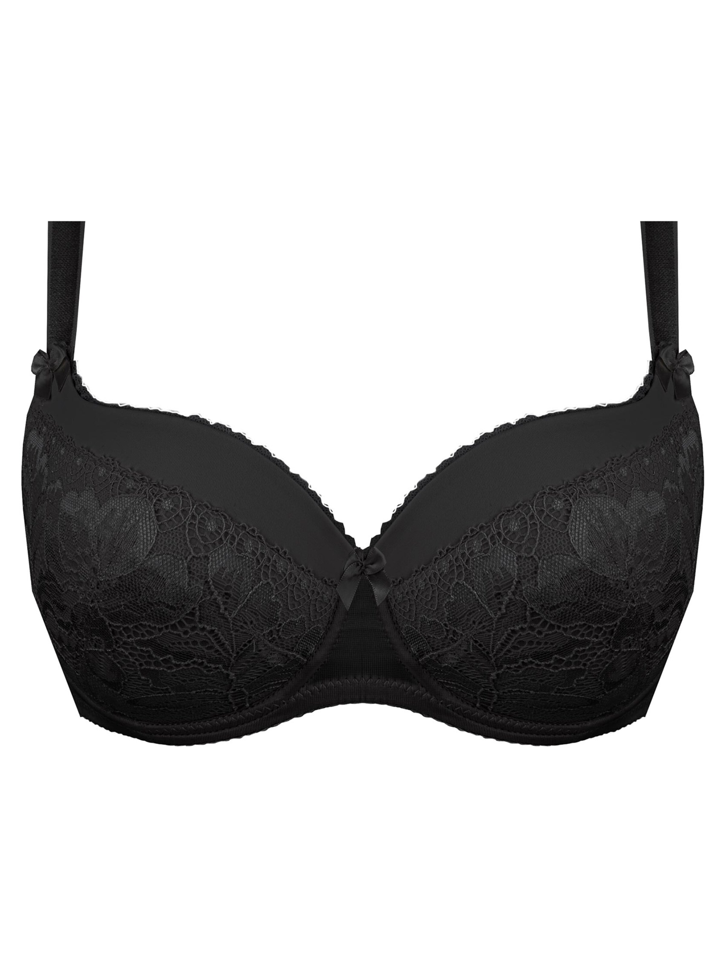 Unikat T-shirt Bra 'Inga' in Black