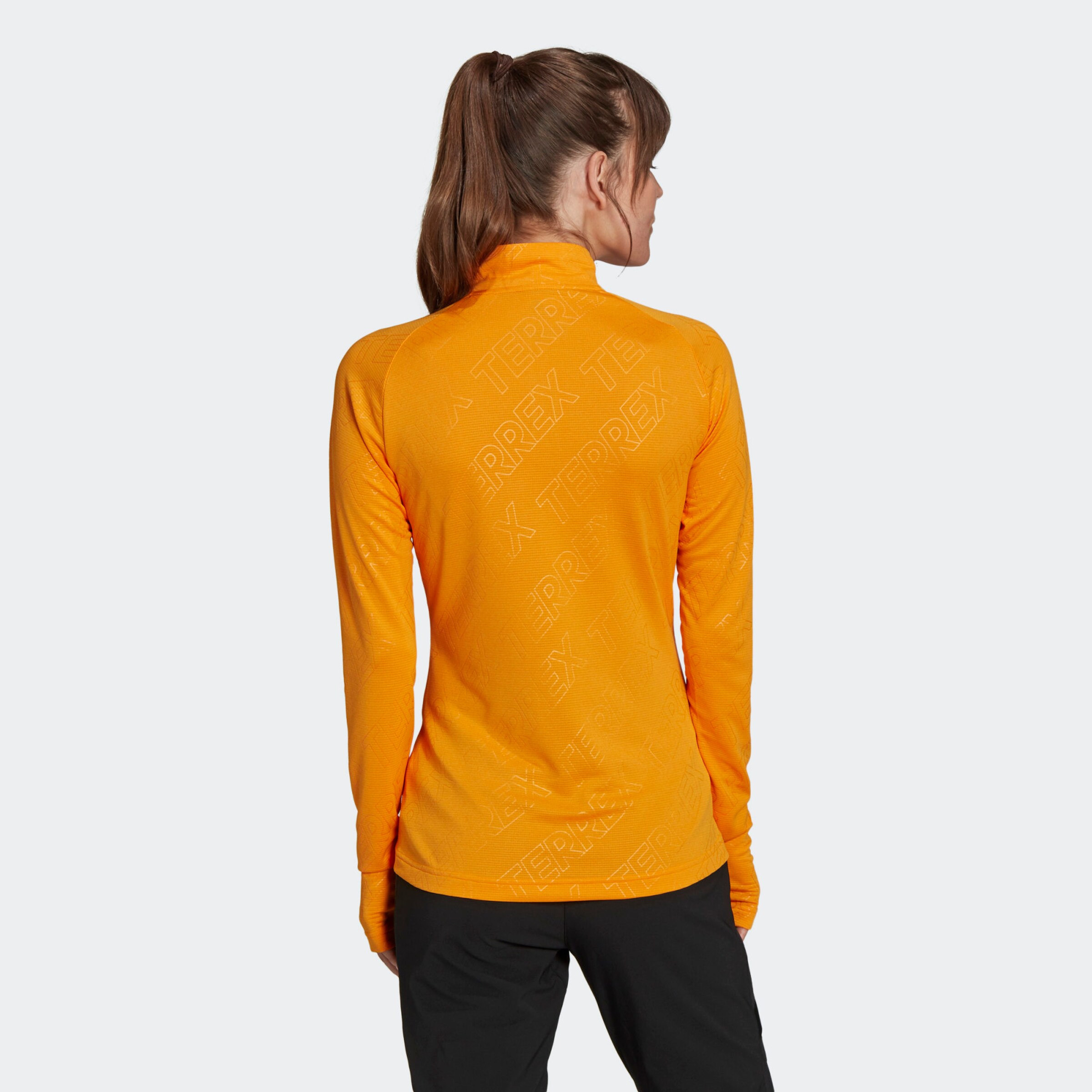Disciplines sportives T-shirt fonctionnel adidas Terrex en Orange 