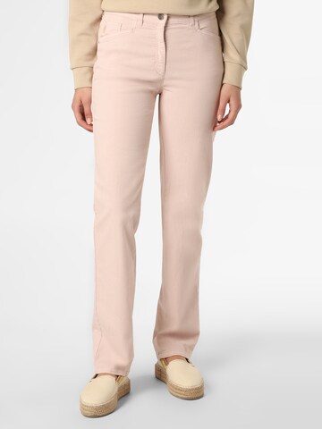 ZERRES Regular Broek ' Tina ' in Roze: voorkant