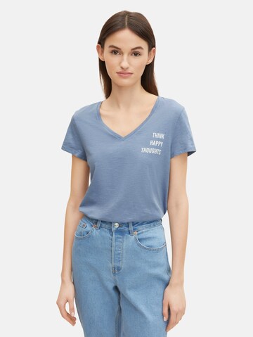 TOM TAILOR DENIM T-Shirt in Blau: predná strana