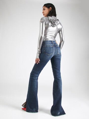 Flared Jeans '1969 D-EBBEY' di DIESEL in blu