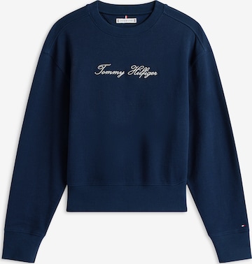 Bluză de molton de la TOMMY HILFIGER pe albastru: față