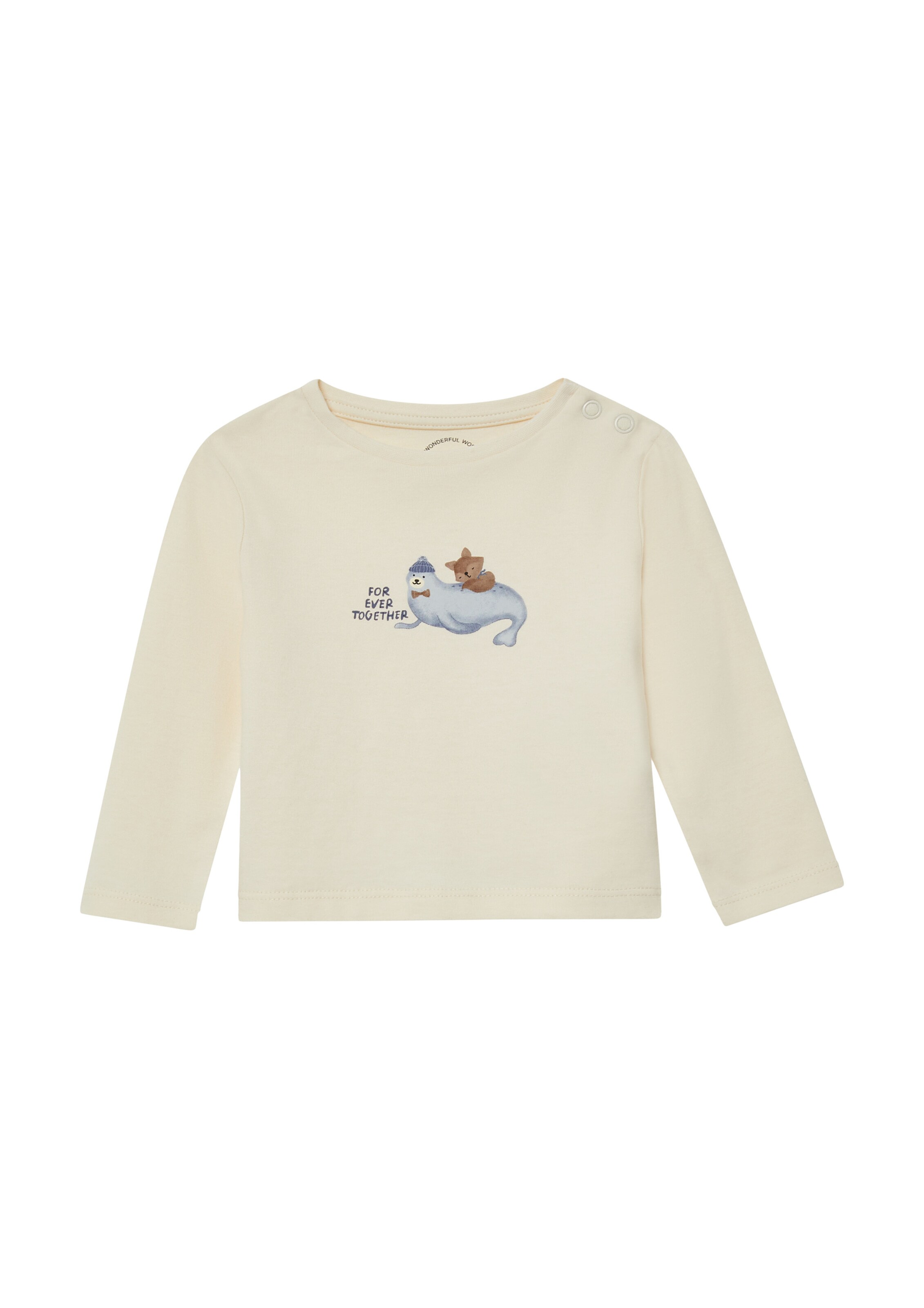 T-Shirt s.Oliver en beige : devant