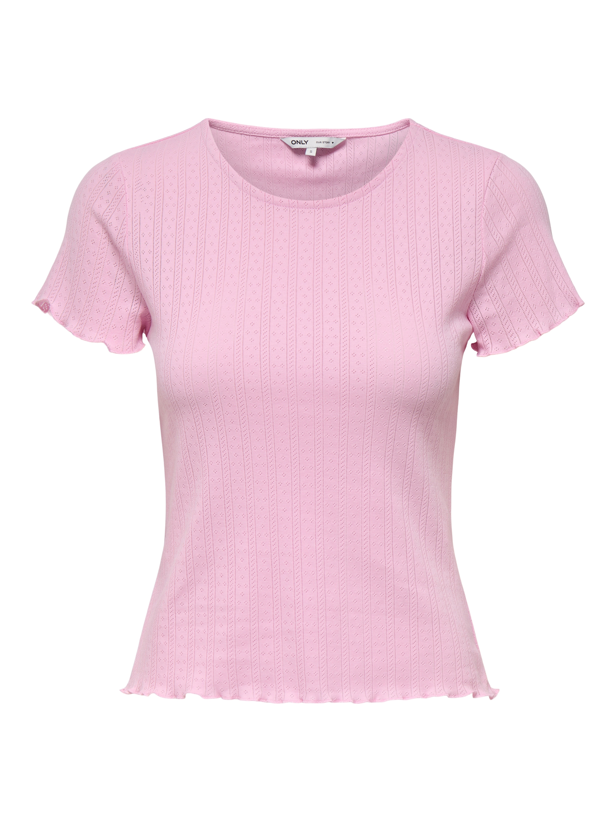 ONLY - Camiseta en rosa: frente