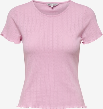 Maglietta di ONLY in rosa: frontale