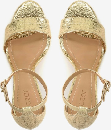 Kazar Sandals in Gold