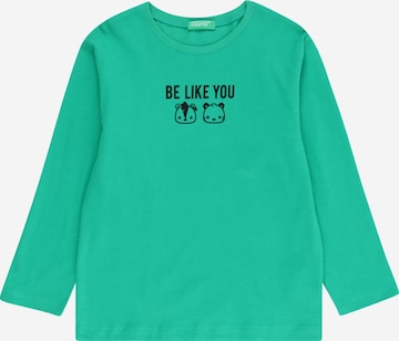 UNITED COLORS OF BENETTON Shirt in Groen: voorkant