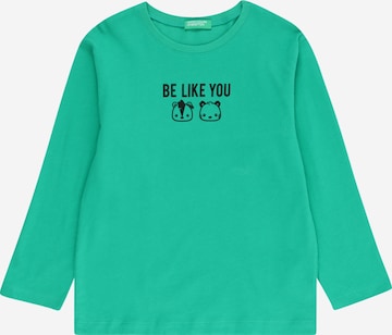 UNITED COLORS OF BENETTON - Camiseta en verde: frente