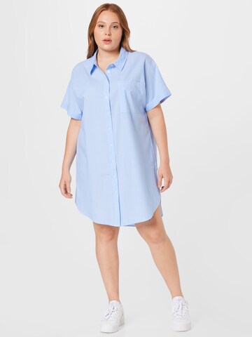 Noisy May Curve Blouse in Blue: front