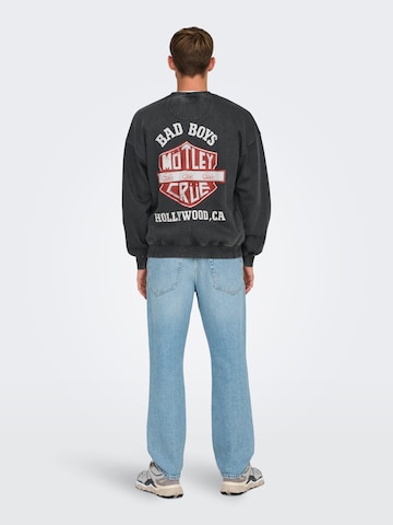 Only & Sons Sweatshirt in Schwarz