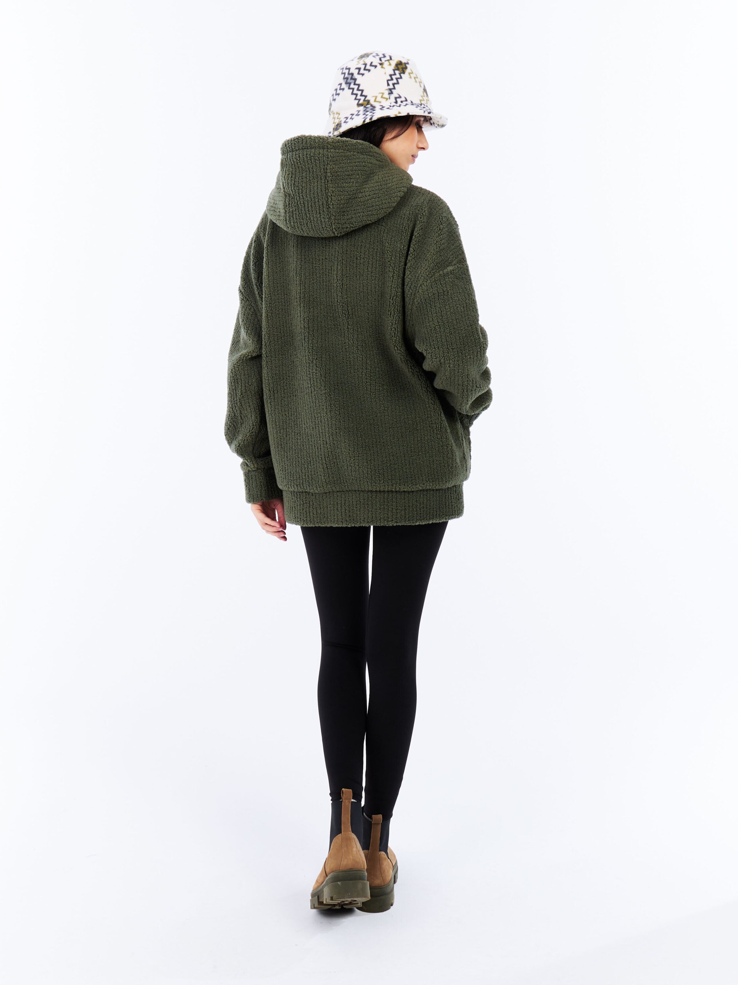 PROTEST Fleece jas 'PRTSophy' in Groen