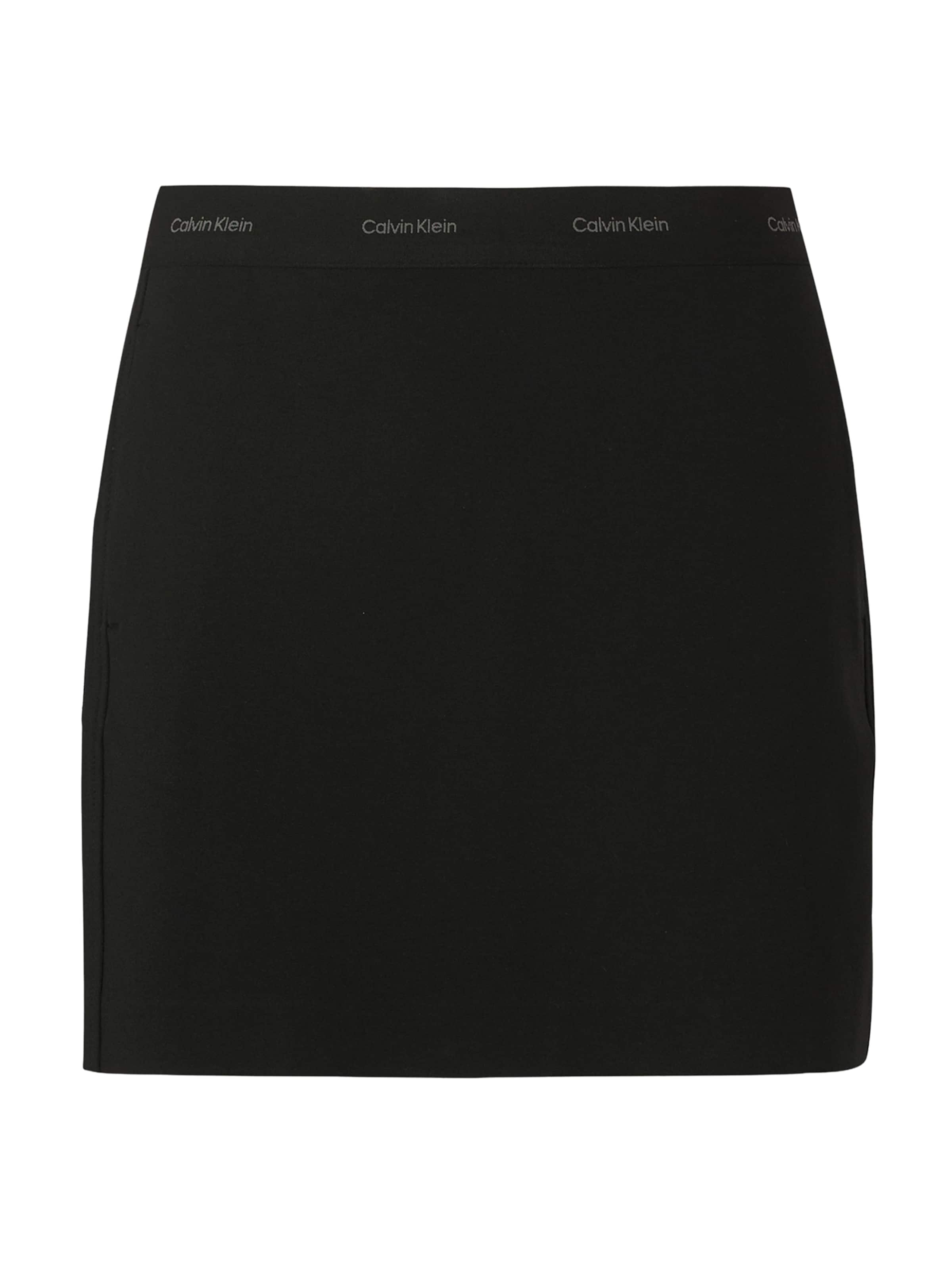 Jupe Calvin Klein en noir : devant