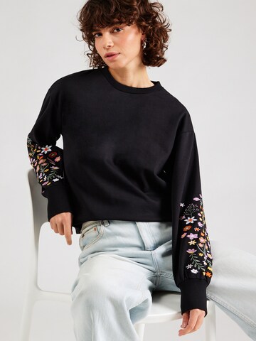 VERO MODA Свитшот 'VMSELIN' в Черный: спереди
