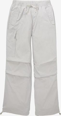 TOM TAILOR DENIMLoosefit Cargo hlače - siva boja: prednji dio