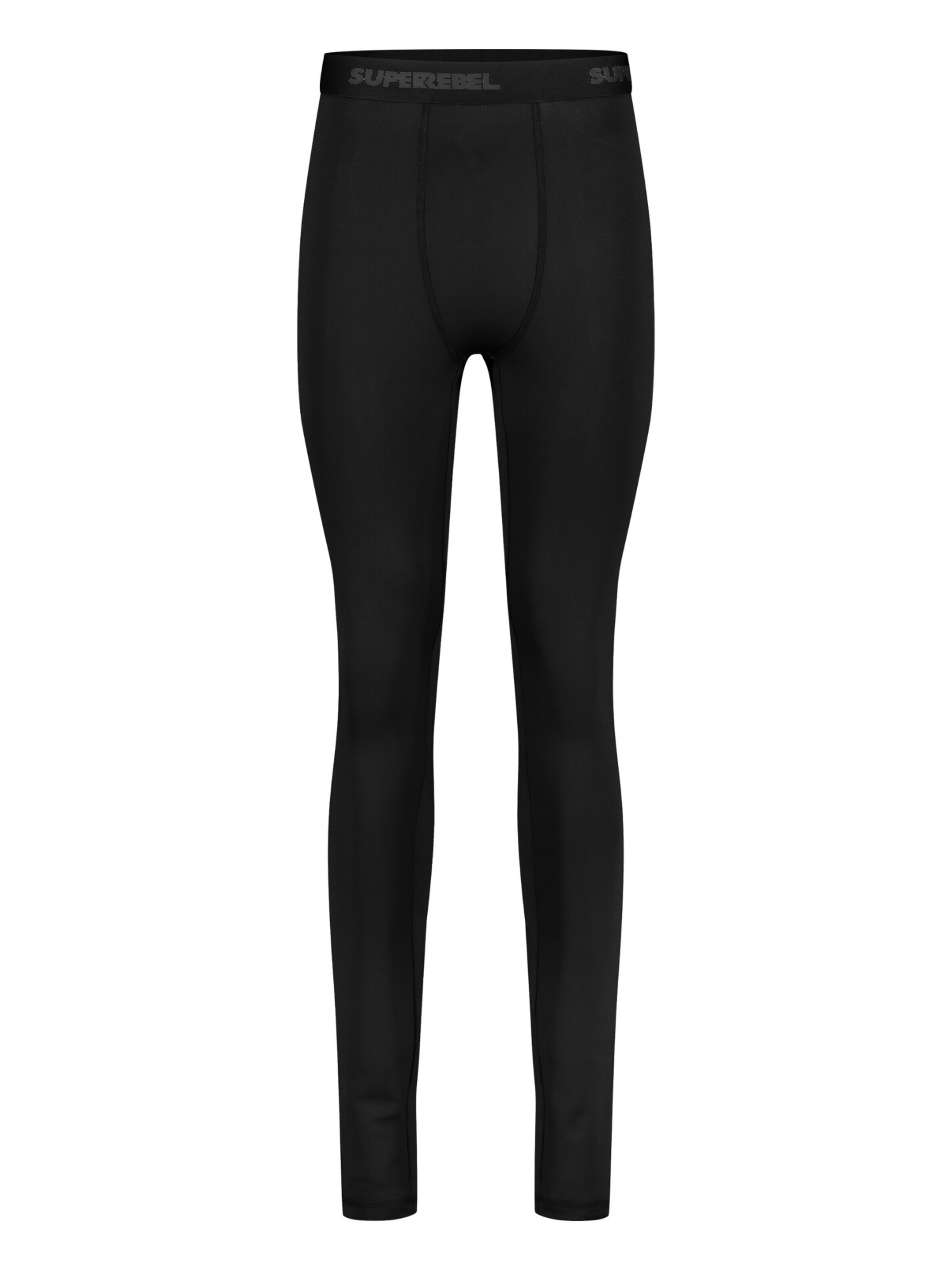 Pantaloncini intimi lunghi 'TOM' di SUPERREBEL® GEAR in nero: frontale