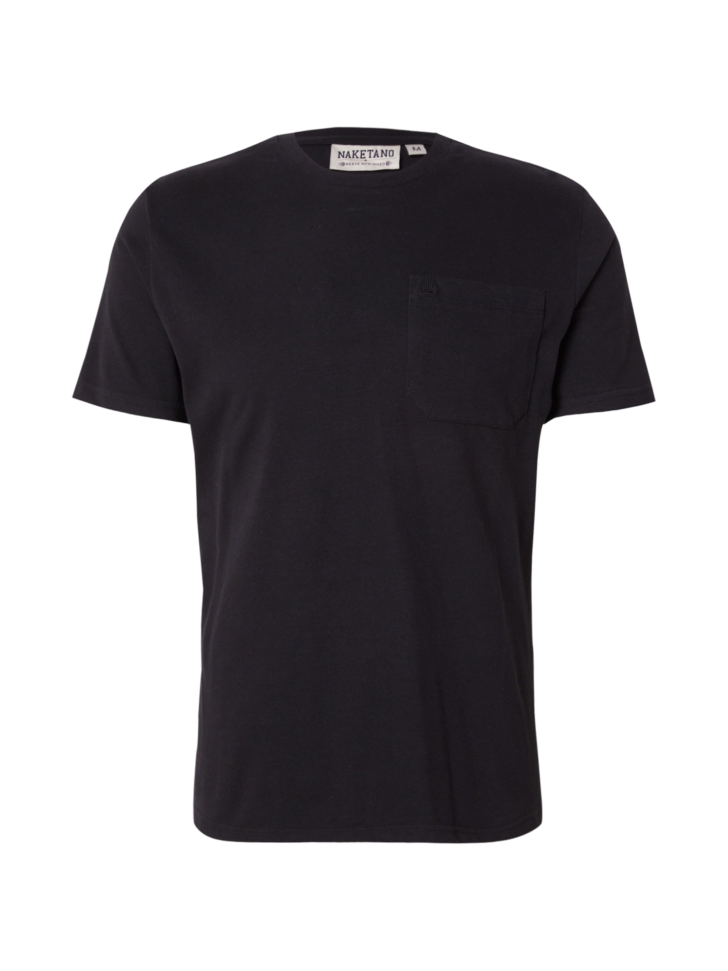 melns naketano T-Krekls: no priekšpuses