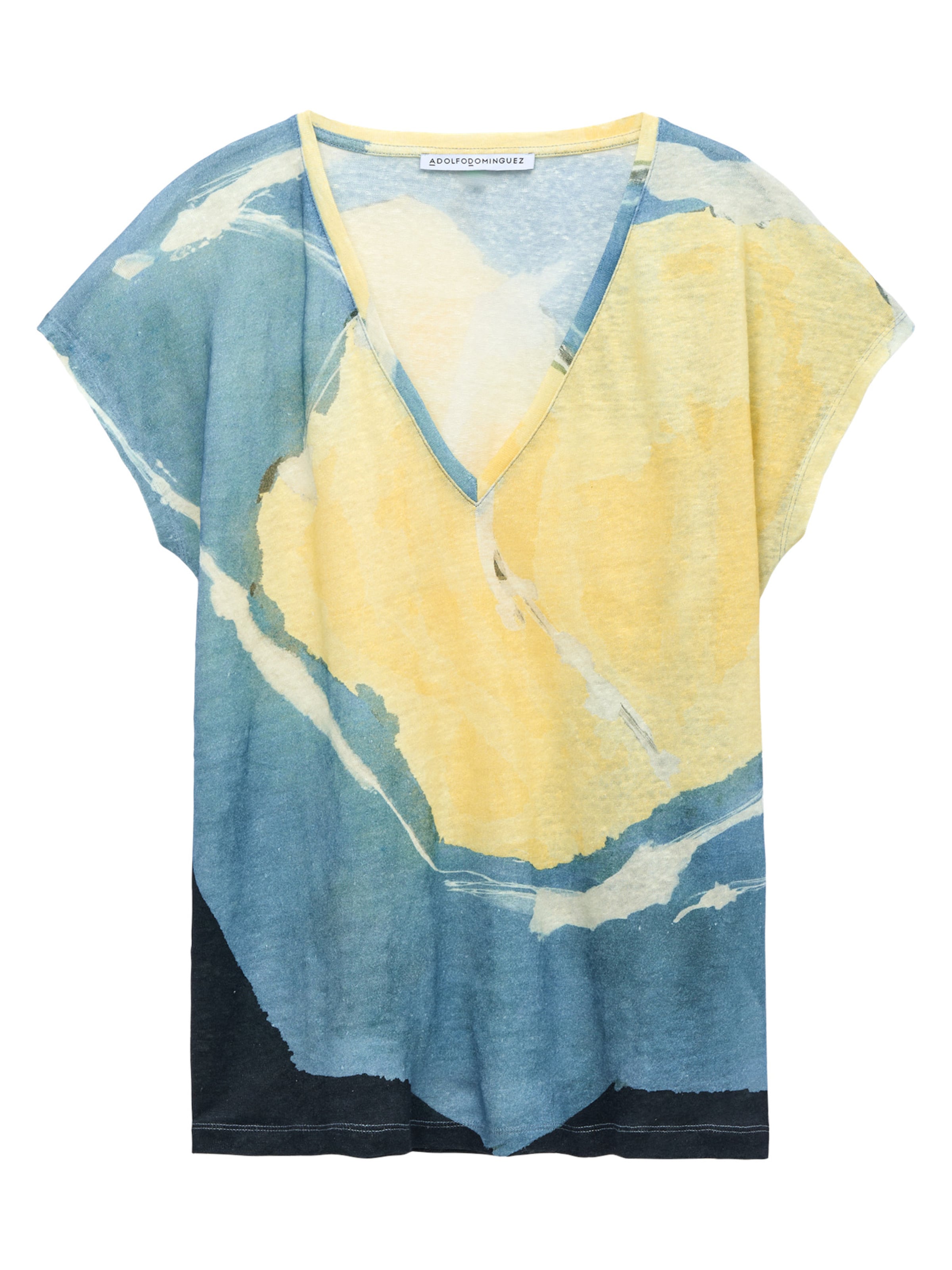 Adolfo Dominguez - Camisa em mistura de cores: frente