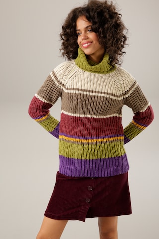 Aniston CASUAL Sweater in Mixed colors: front