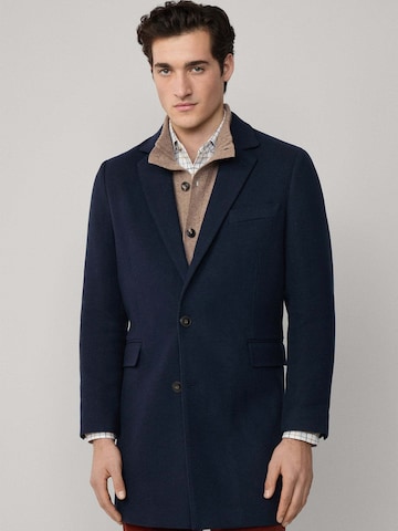 Hackett London Tussenjas in Blauw: voorkant