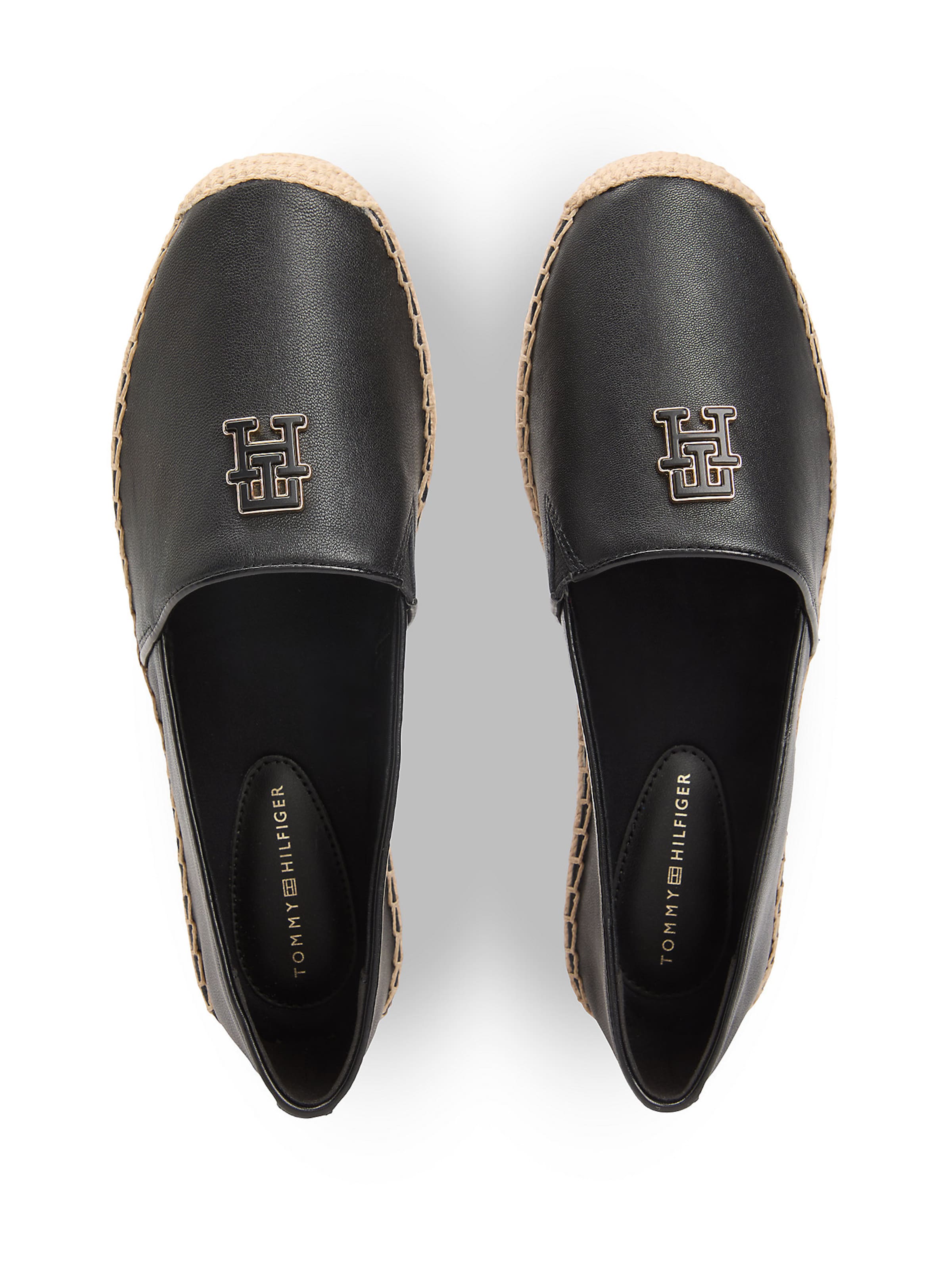 TOMMY HILFIGER Espadrilles in Black