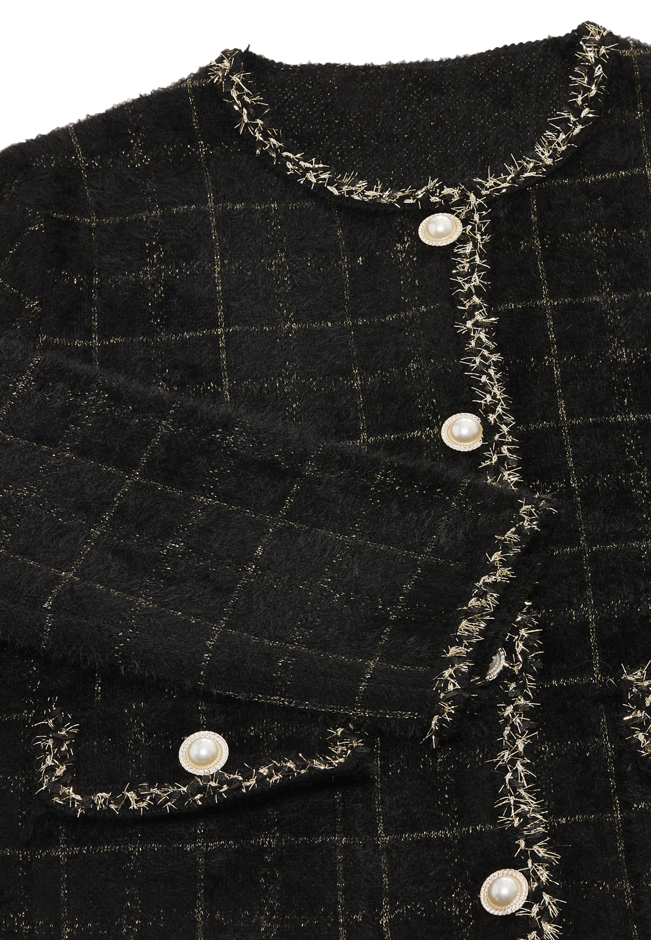 ZITHA Gebreid vest in Zwart