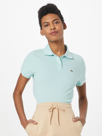 LACOSTE - Camiseta en verde: frente