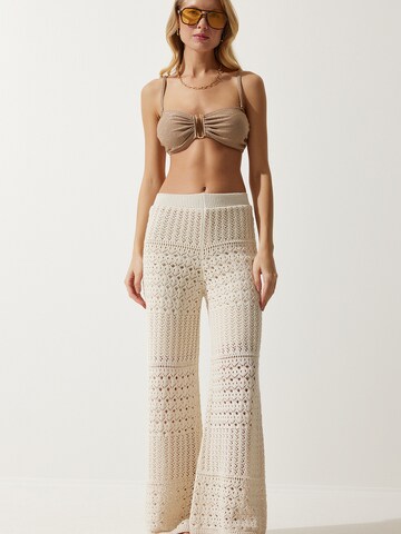 Happiness İstanbul Широкий Штаны в Бежевый