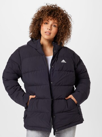 ADIDAS SPORTSWEAR Outdoorjacke 'Helionic' in Schwarz: predná strana