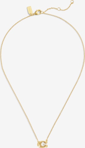 Lanțuri de la COACH pe auriu: față