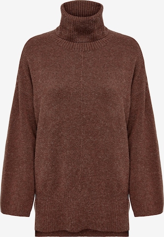 Pull-over 'RICA' ONLY en marron : devant