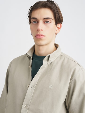 Carhartt WIP Regular fit Риза 'Bolton' в сиво