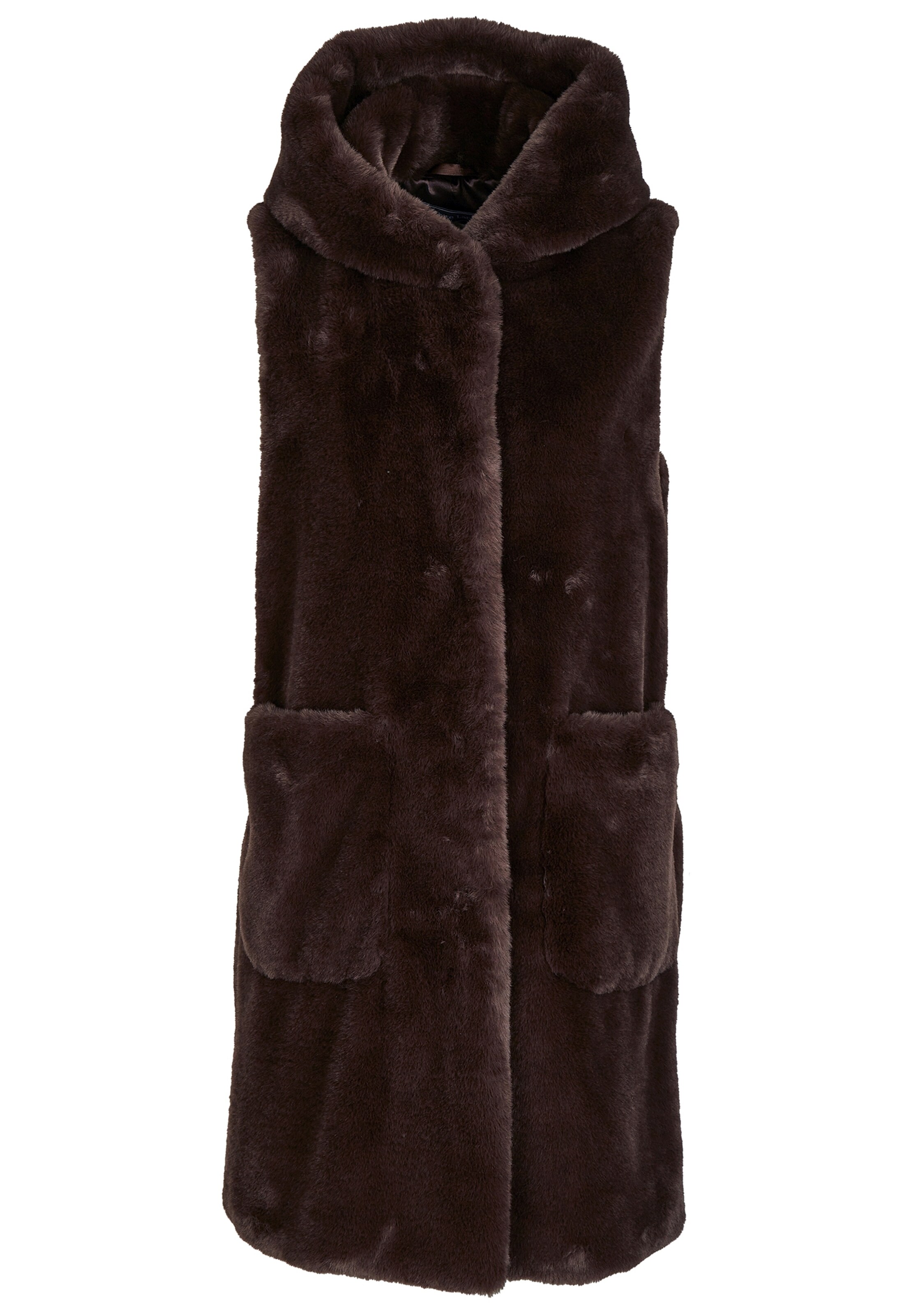 Gilet White Label en marron : devant