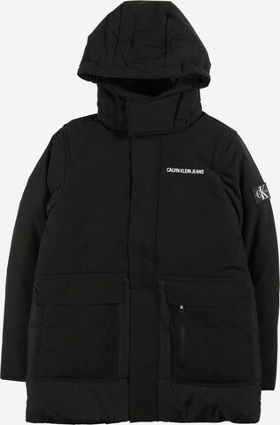 Calvin Klein Jeans Weatherproof jacket in Black: front