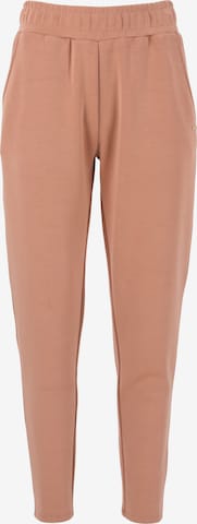 Athlecia Tapered Workout Pants in Beige: front