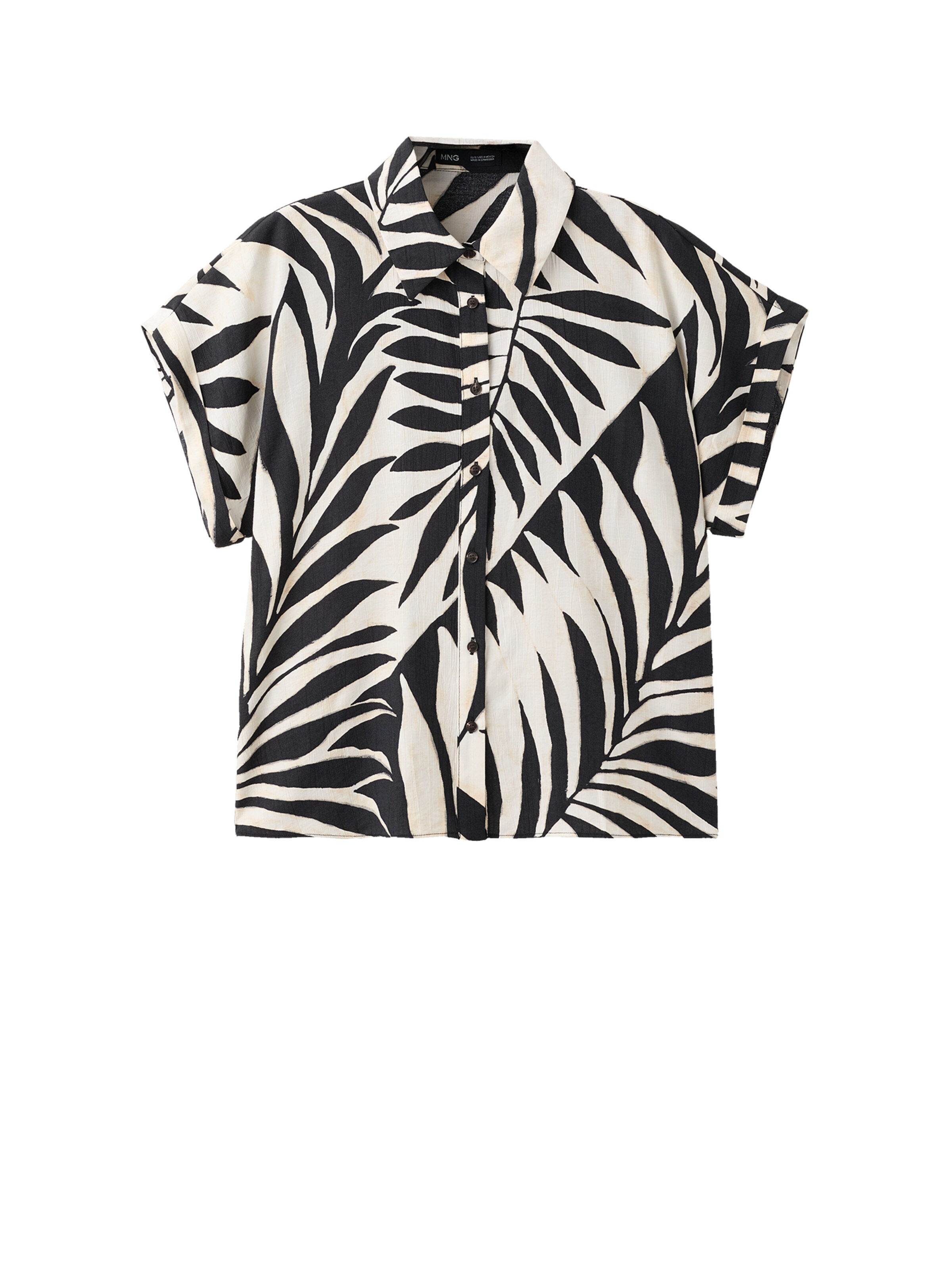MANGO Bluse 'LIFE' in Beige: Vorderseite