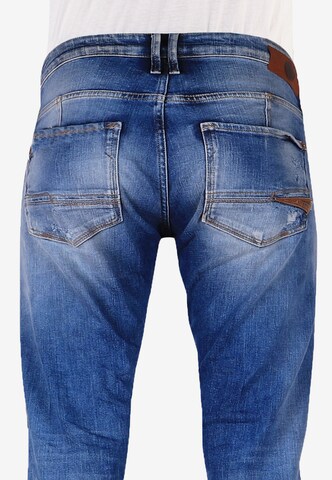 Le Temps Des Cerises Regular Jeans '700/11' in Blauw
